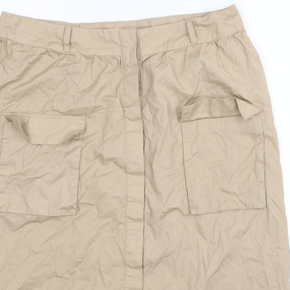 VILA Womens Beige   Straight & Pencil Skirt Size 32 in