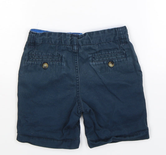 John Lewis Boys Blue   Chino Shorts Size 2 Years