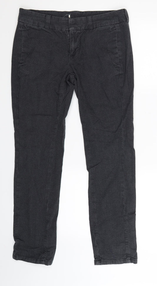 Preworn Womens Grey   Chino Trousers Size 32 in L29 in