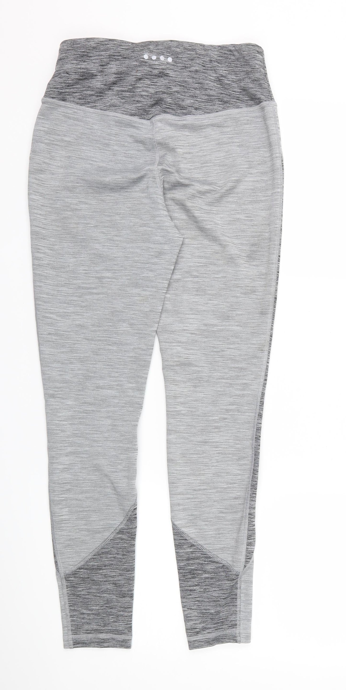 Matalan Womens Grey   Compression Leggings Size 10 L25 in