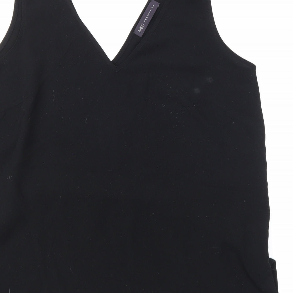 M&S Collection Womens Black   Basic Blouse