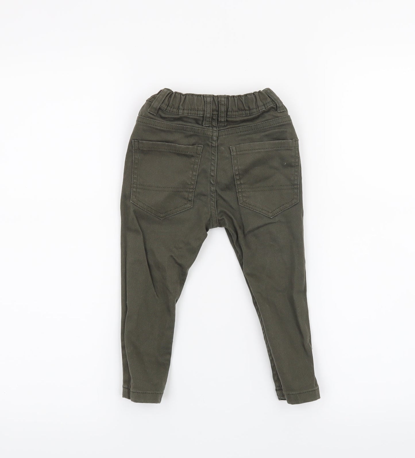 Denim & Co. Boys Green   Cropped Jeans Size 18-24 Months
