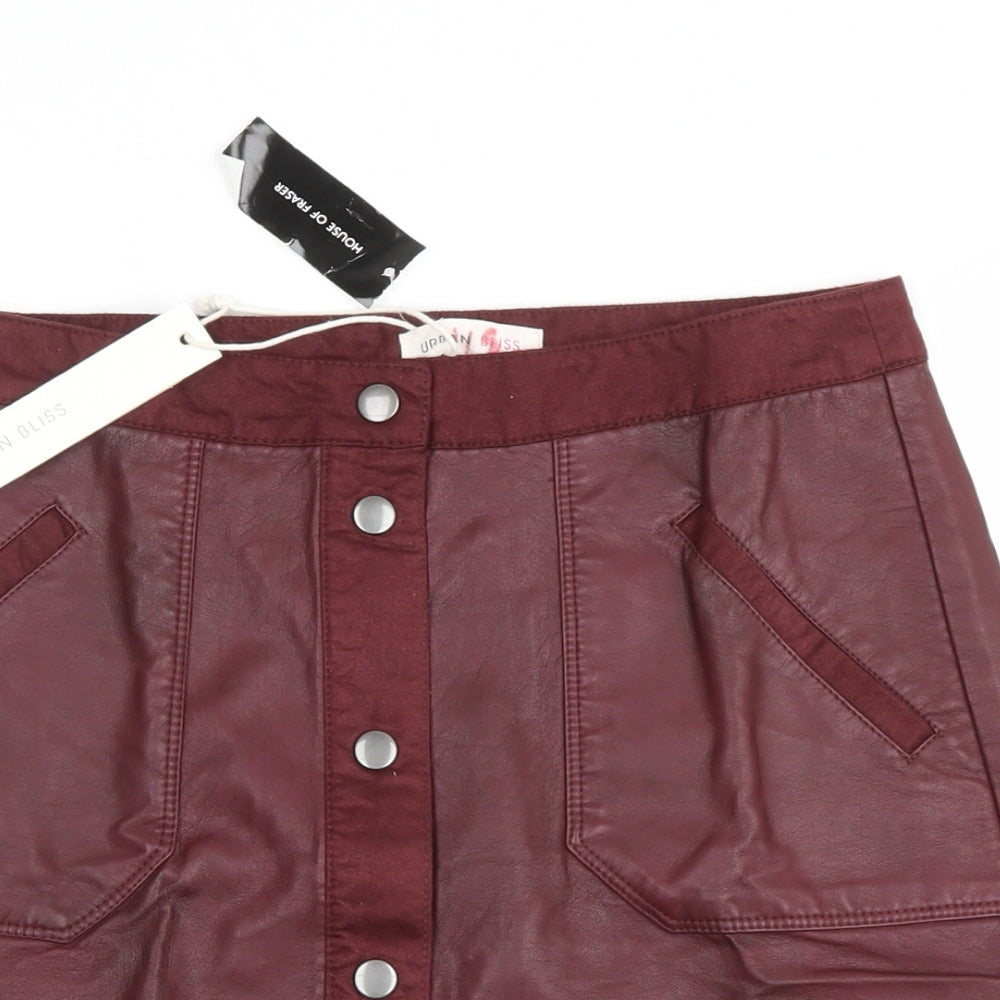 urban bliss Womens Red   Straight & Pencil Skirt Size 10