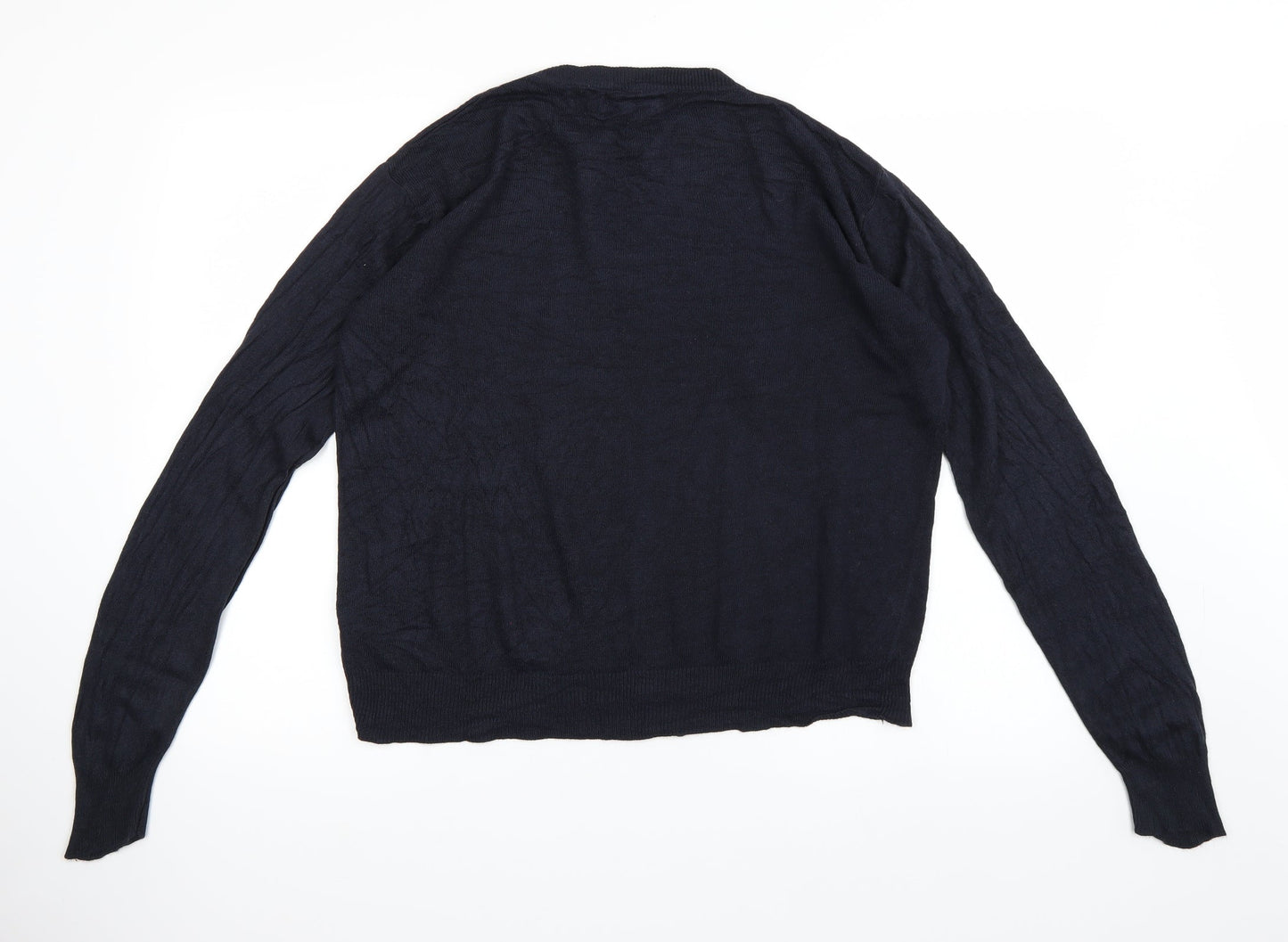PIERE CANDIN Mens Blue   Pullover Jumper Size L