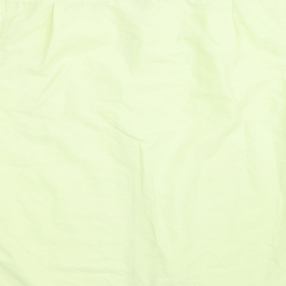Biente Mens Green    Button-Up Size 15.5