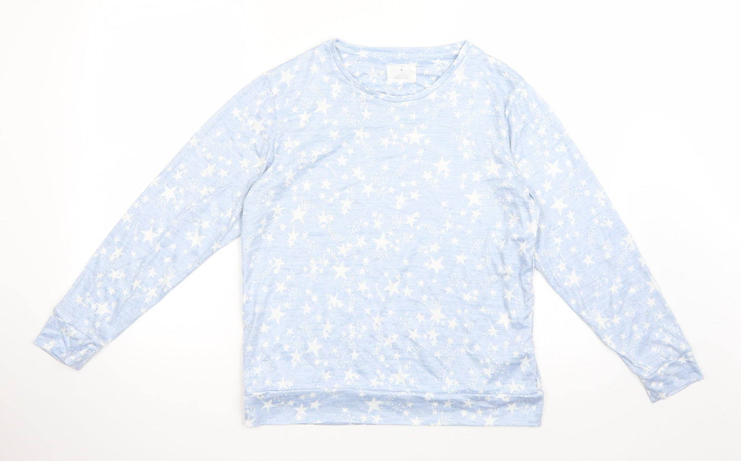 Matalan Womens Blue Polka Dot   Pyjama Top Size S
