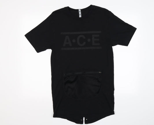 A.C.E Mens Black    T-Shirt Size M  - All Can Exist