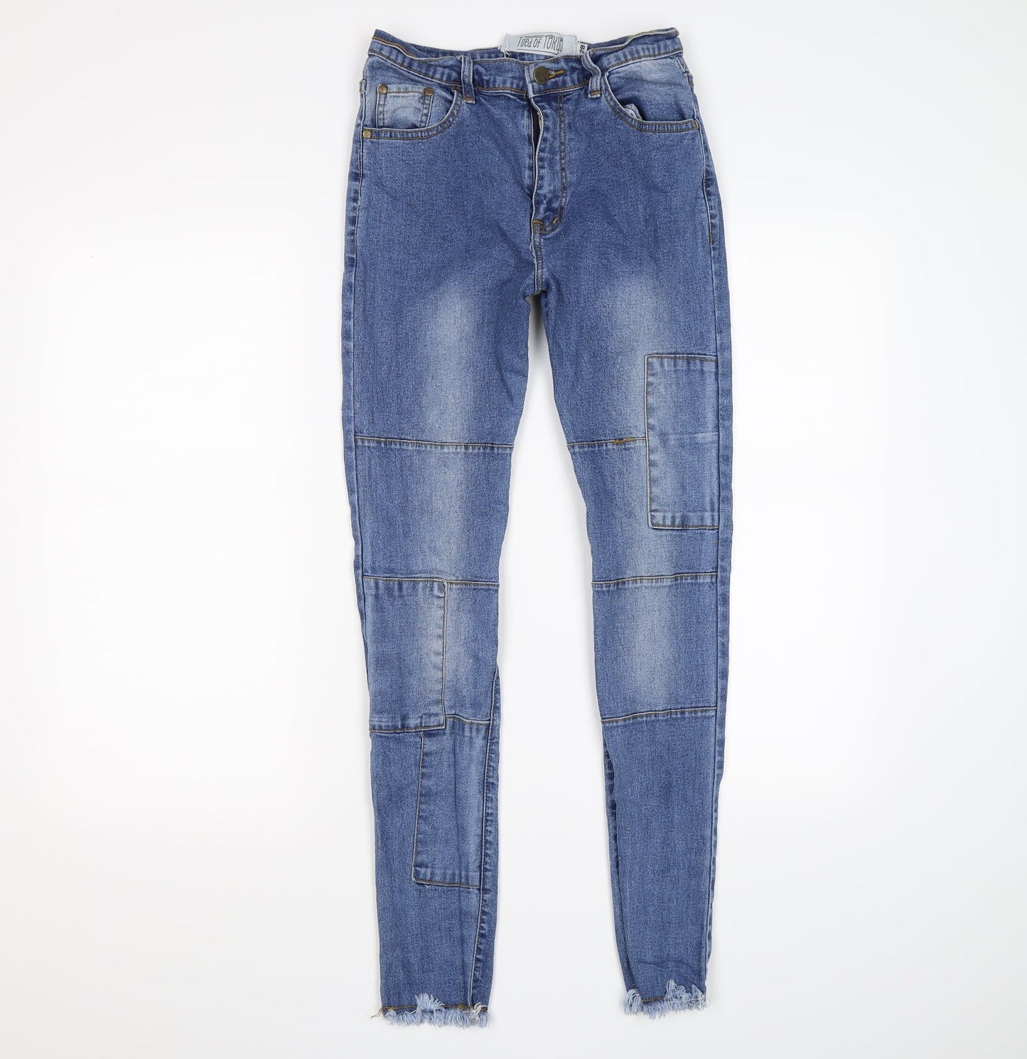 tired of tokyo Womens Blue  Denim Skinny Jeans Size S L27 in