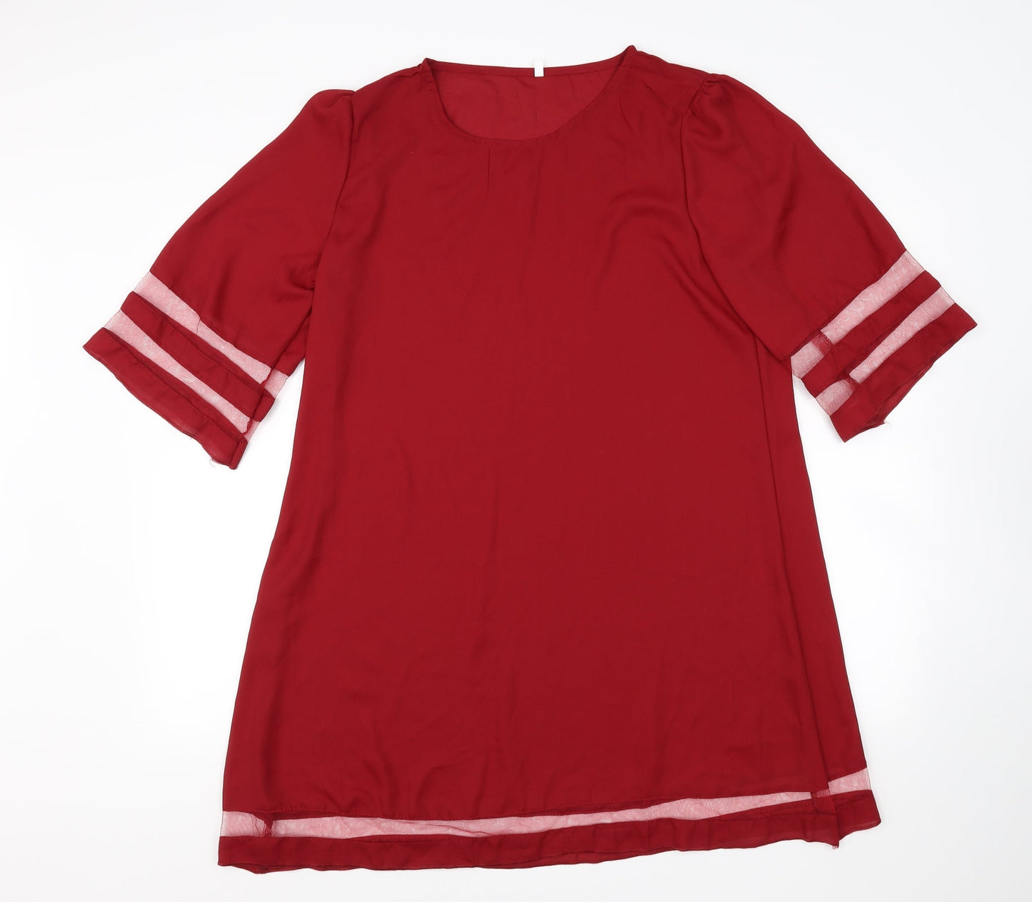 Preworn Womens Red   Basic Blouse Size XL