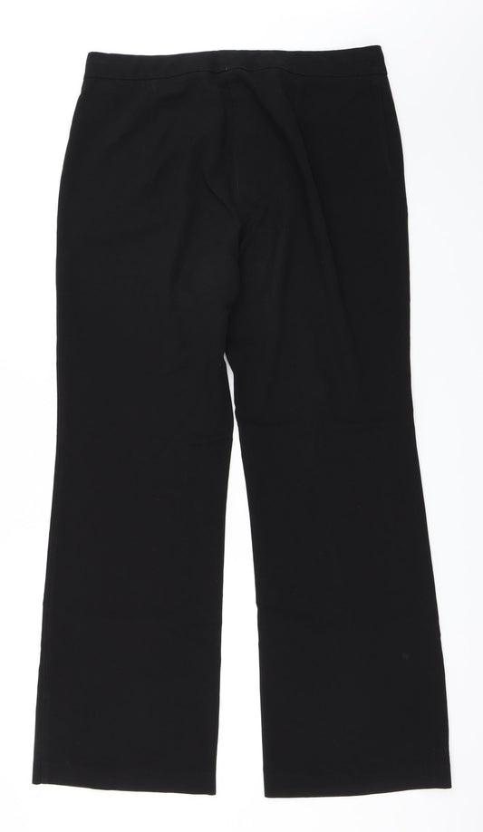 Marks and Spencer Womens Black   Trousers  Size 14 L30 in