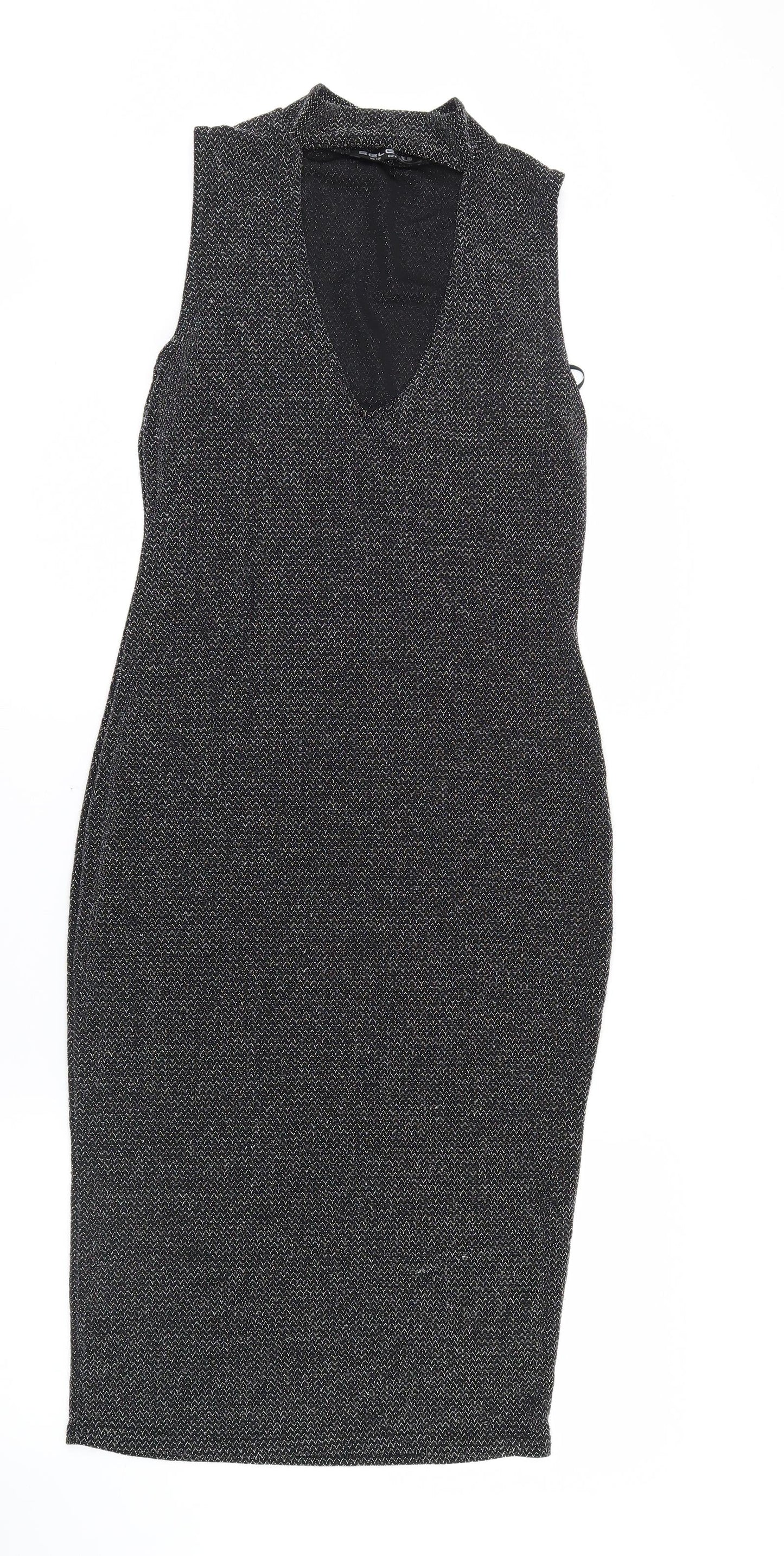 Select Womens Silver   Bodycon  Size 12