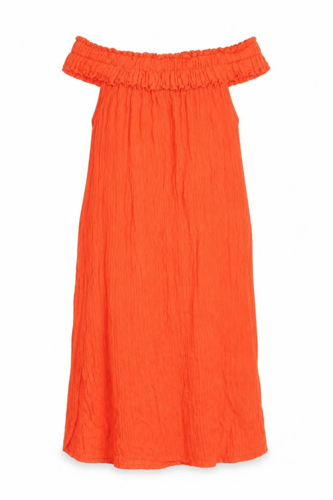 Next Womens Orange   Shirt Dress  Size 8  - Beach