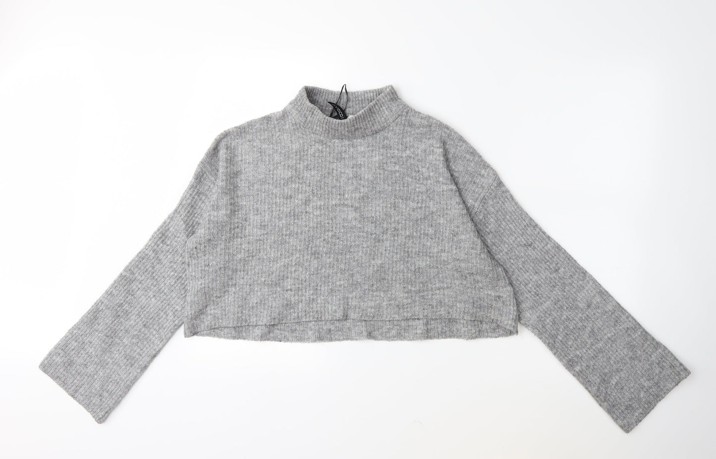 H&M Womens Grey  Knit Pullover Jumper Size S
