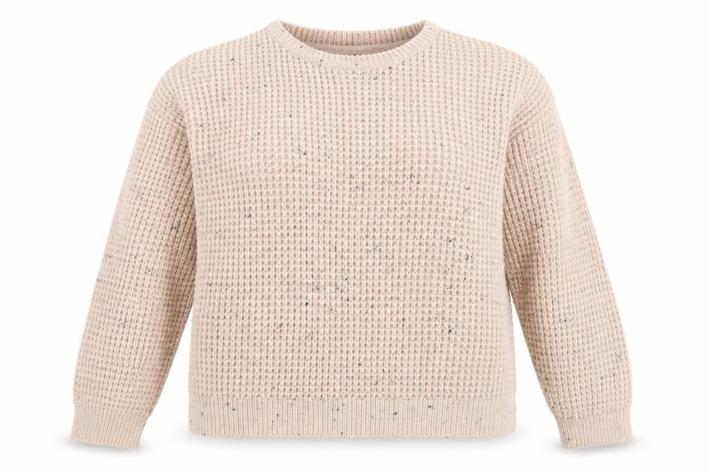 Front view of Topshop women’s pink jumper, size UK 14