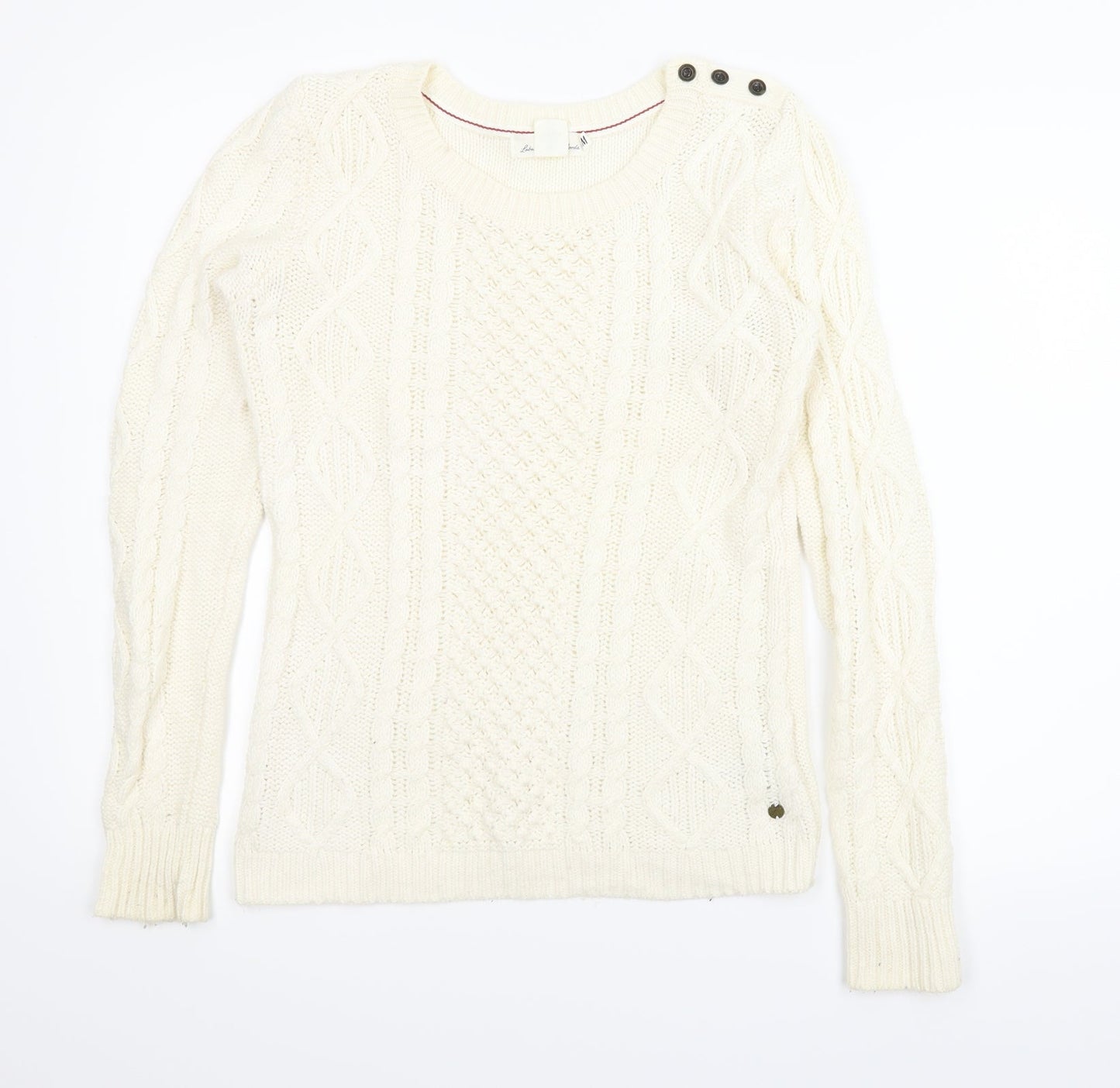 H&M Womens Beige   Pullover Jumper Size S