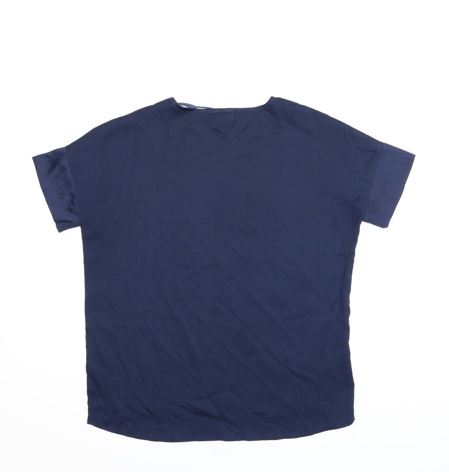 Linea Womens Blue   Basic Blouse Size 8