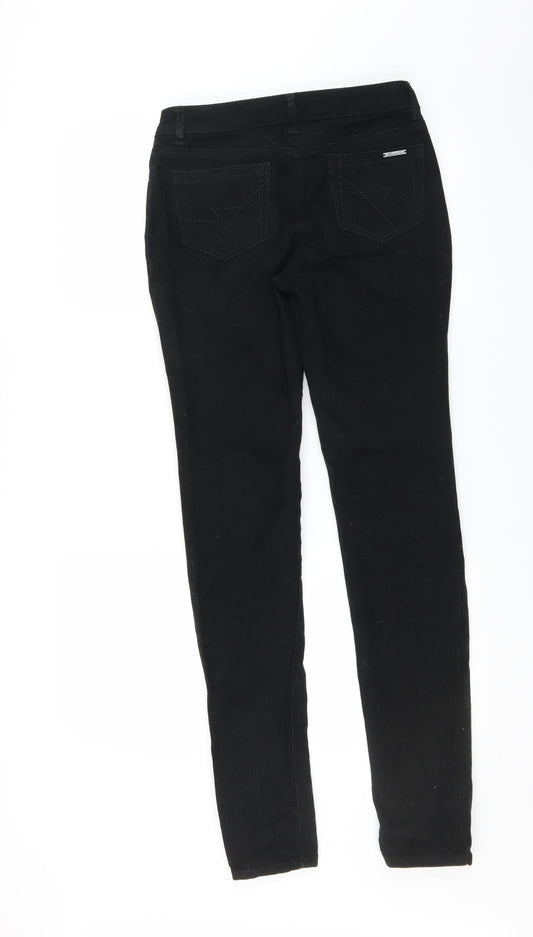 Kenneth Cole Womens Black  Denim Skinny Jeans Size 28 in L33 in