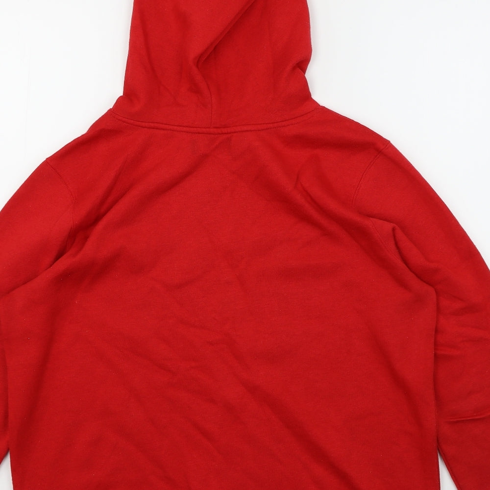 Papaya Womens Red   Pullover Hoodie Size L