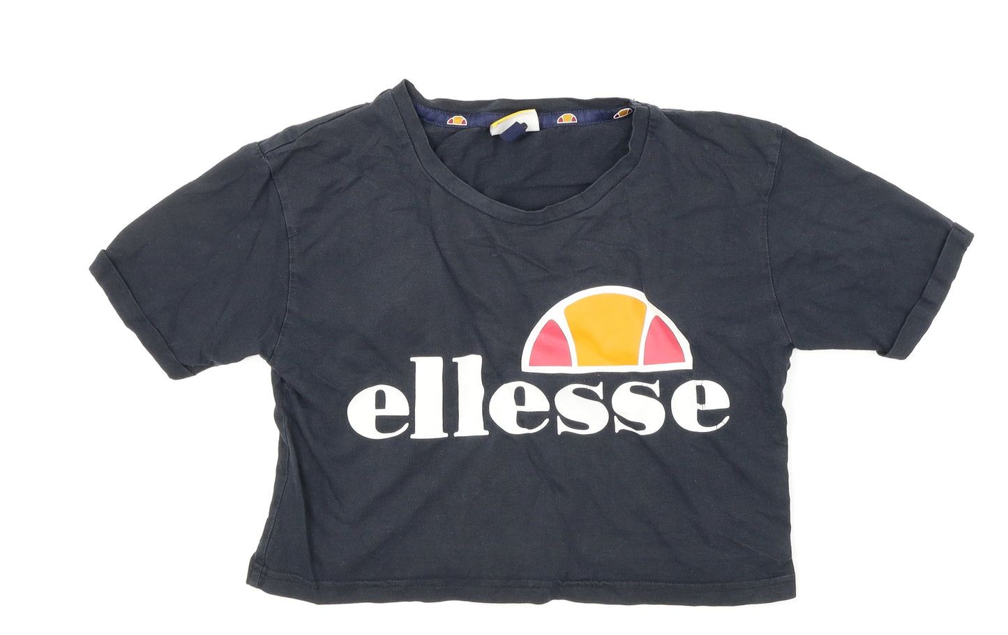 ellesse Womens Black   Cropped T-Shirt Size 4