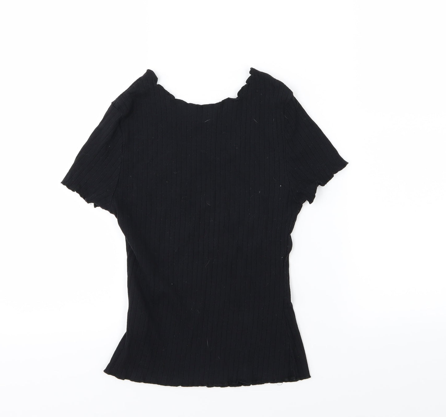 SheIn Womens Black  Knit Pullover Jumper Size S