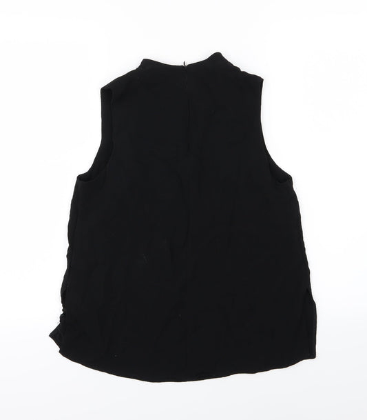 Topshop Womens Black   Basic Blouse Size 10