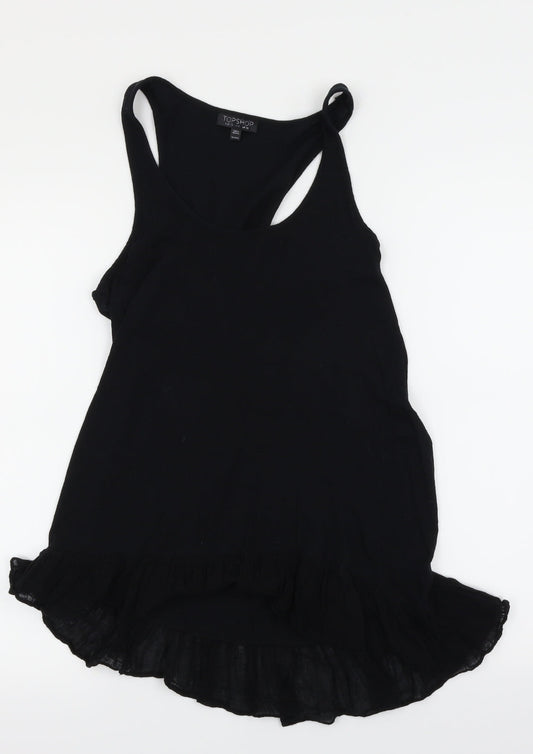 Topshop Womens Black   Basic Tank Size 10