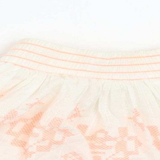 Nutmeg Girls White   Flare Skirt Size 12-18 Months