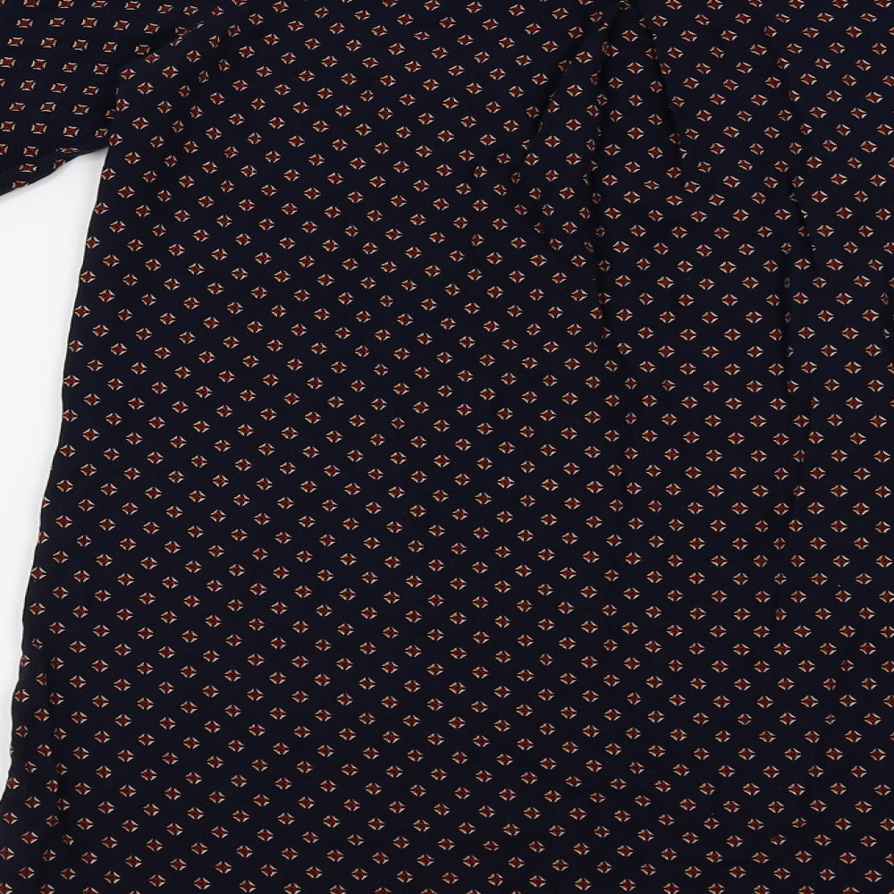 H&M Womens Blue   Basic Blouse Size 6