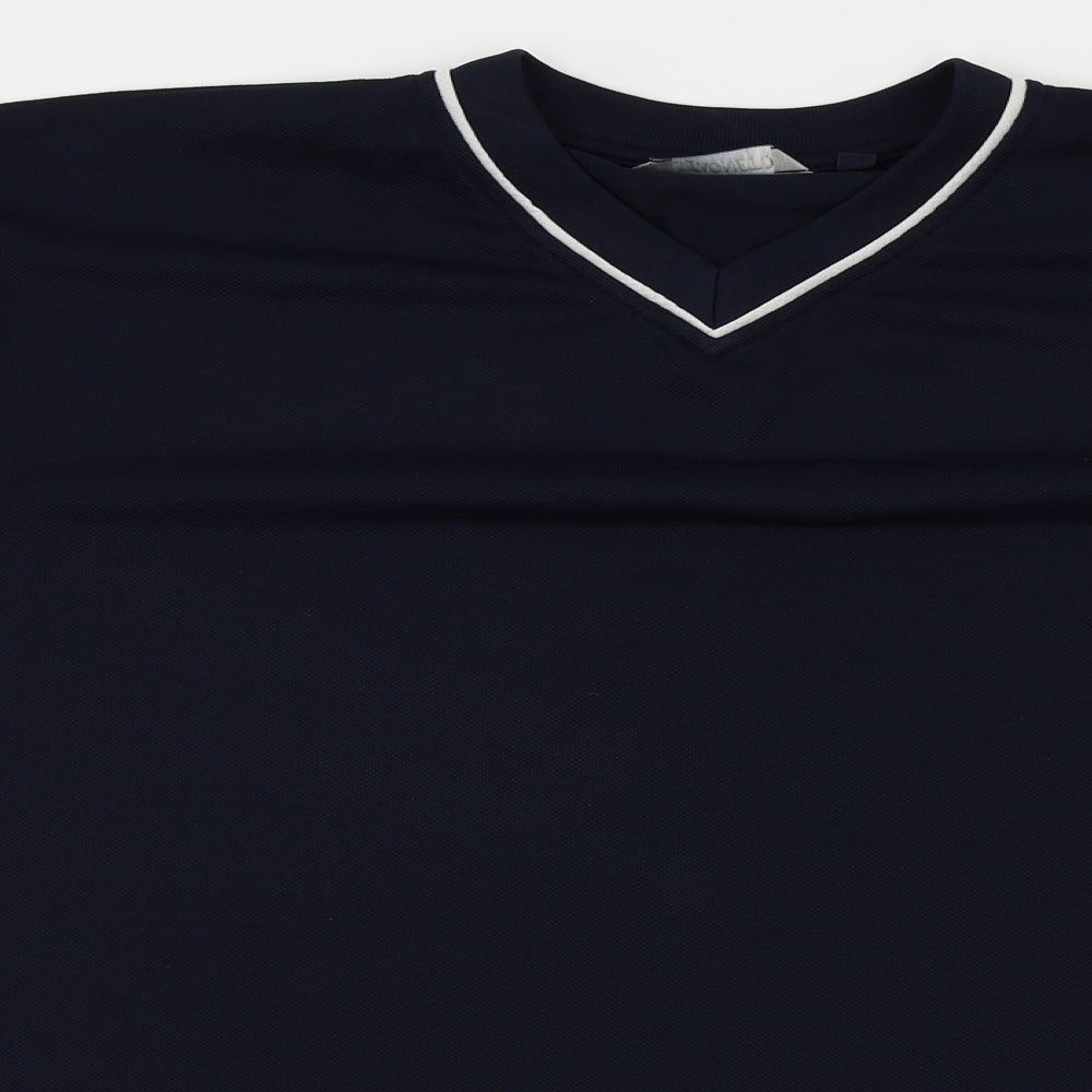 Magneto  Womens Blue   Basic T-Shirt Size XL