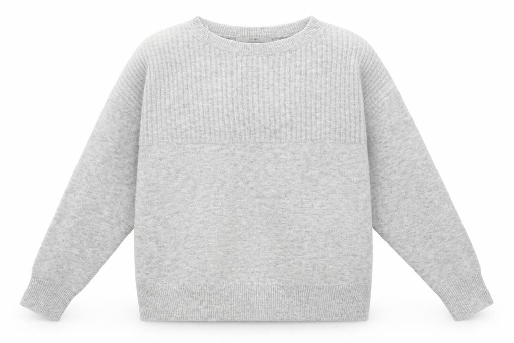 Front view of Asda George women’s grey jumper, size L