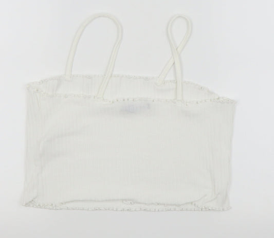 Boohoo Womens White   Camisole Tank Size 18