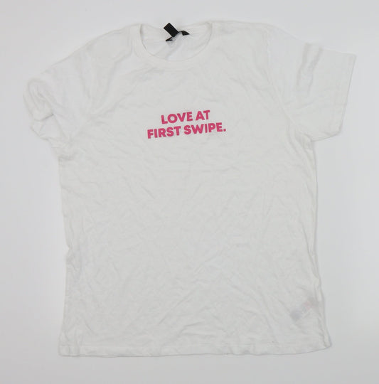 New Look Womens White   Basic Polo Size 14