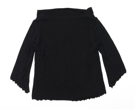 JONDEN Womens Black   Basic T-Shirt Size XL