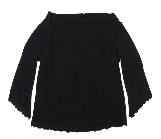 JONDEN Womens Black   Basic T-Shirt Size XL