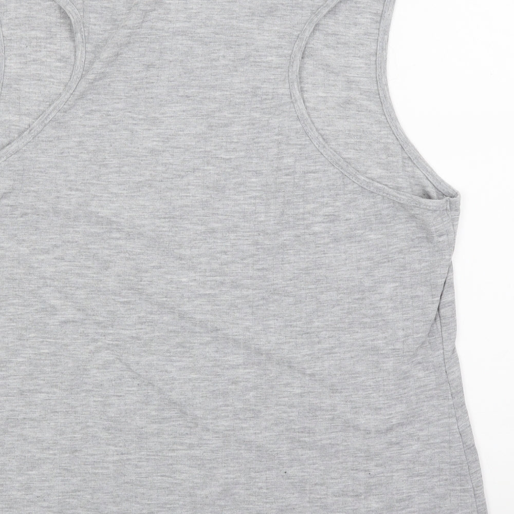 Dorothy Perkins Mens Grey   Basic Tank Size 20