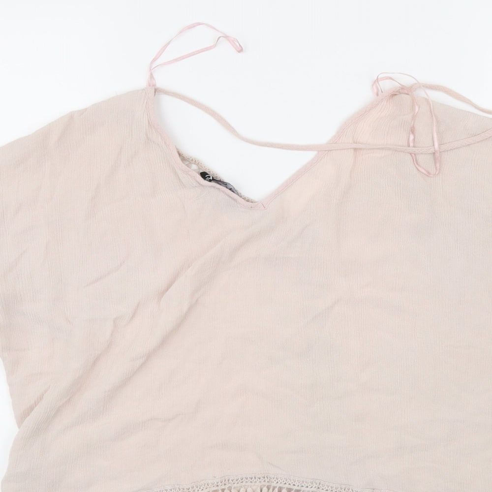 Select Womens Pink   Basic Blouse Size 12