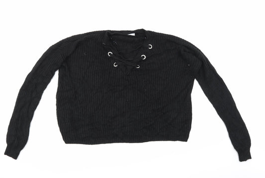Papapya Womens Clear   Pullover Jumper Size M
