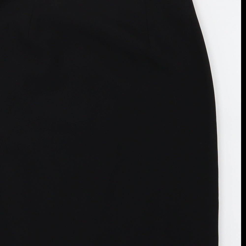 Award Womens Black   A-Line Skirt Size 40
