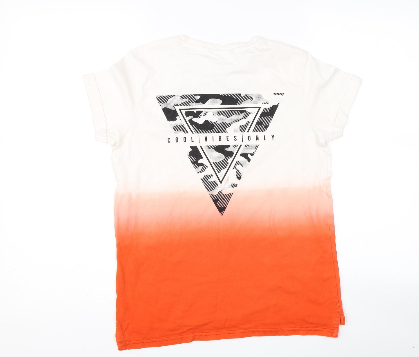George Boys Red   Basic T-Shirt Size 10-11 Years  - graphic