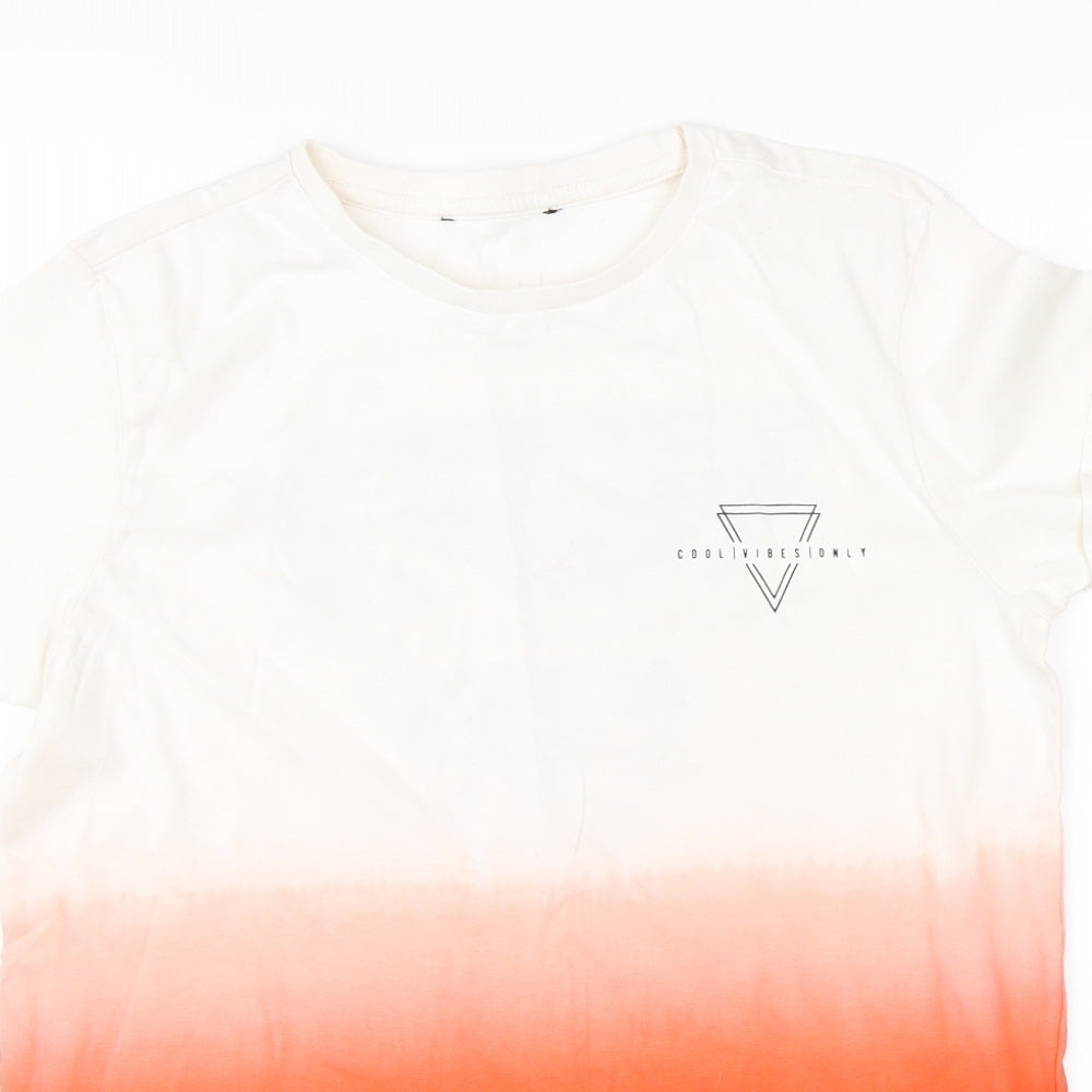 George Boys Red   Basic T-Shirt Size 10-11 Years  - graphic