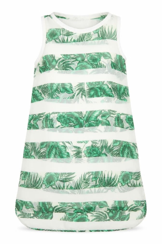 Next Womens Green Floral  A-Line  Size 12