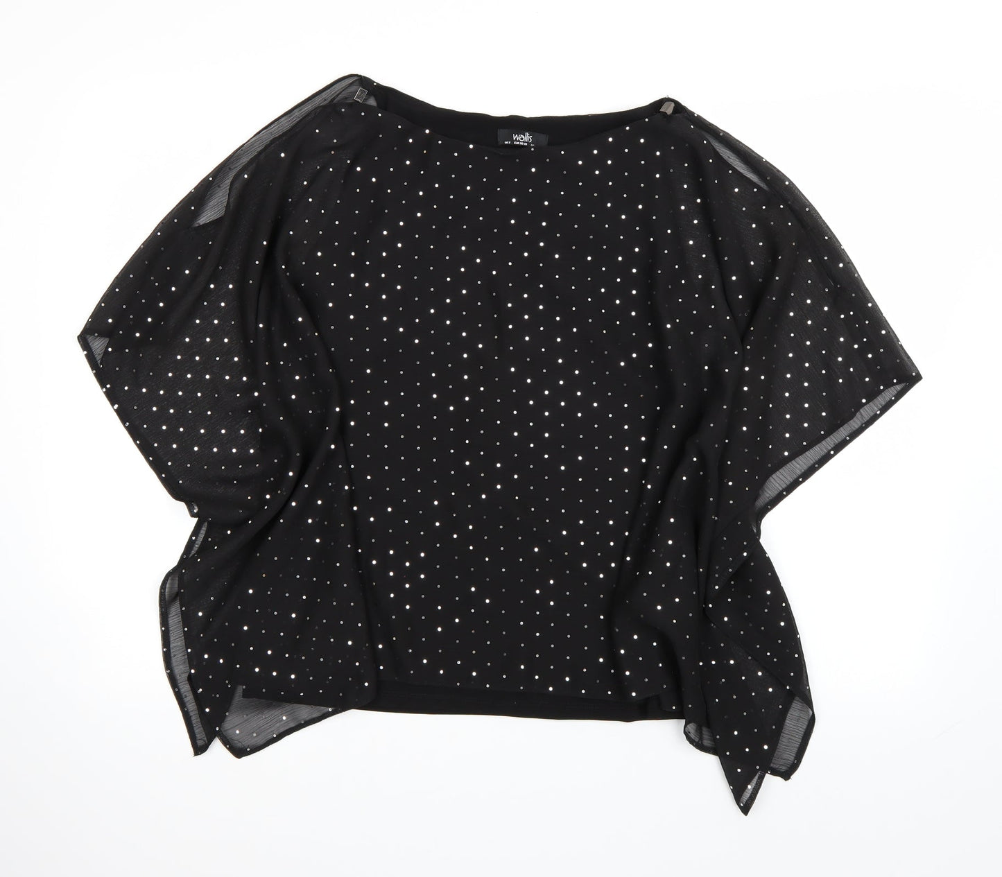 Wallis Womens Black   Basic Blouse Size S