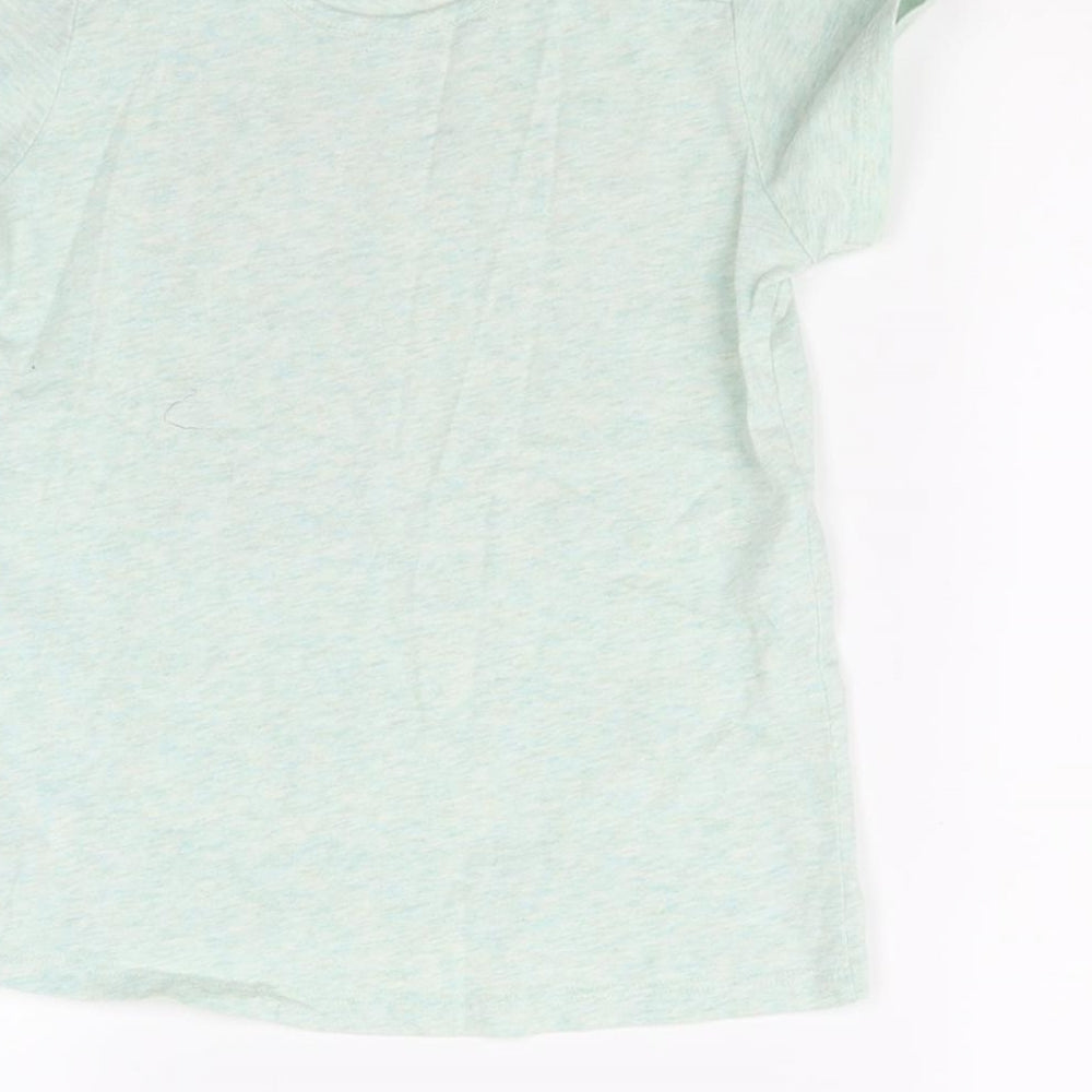 Preworn Girls Green   Basic T-Shirt Size 8 Years