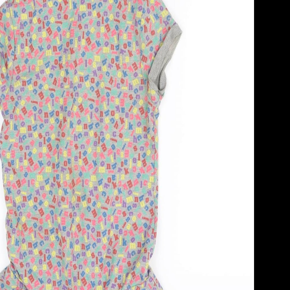 H&M Womens Grey Polka Dot  Jumper Dress  Size 6