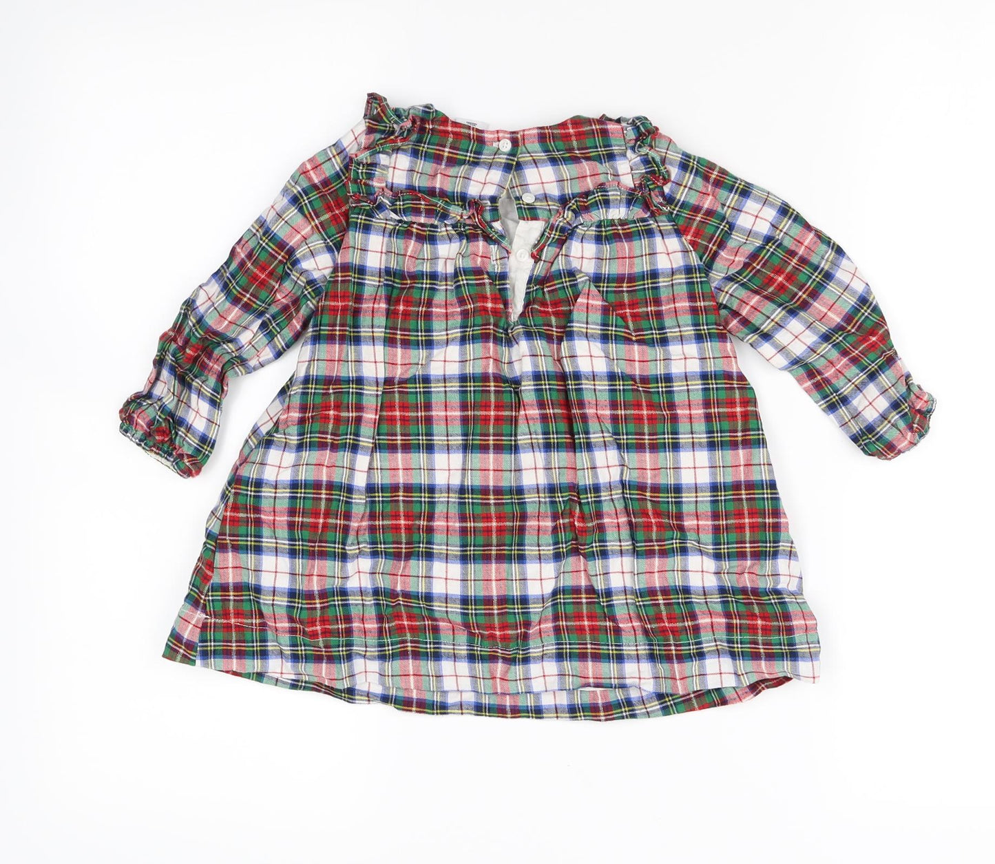 Gap Girls Multicoloured Check  Fit & Flare  Size 18-24 Months