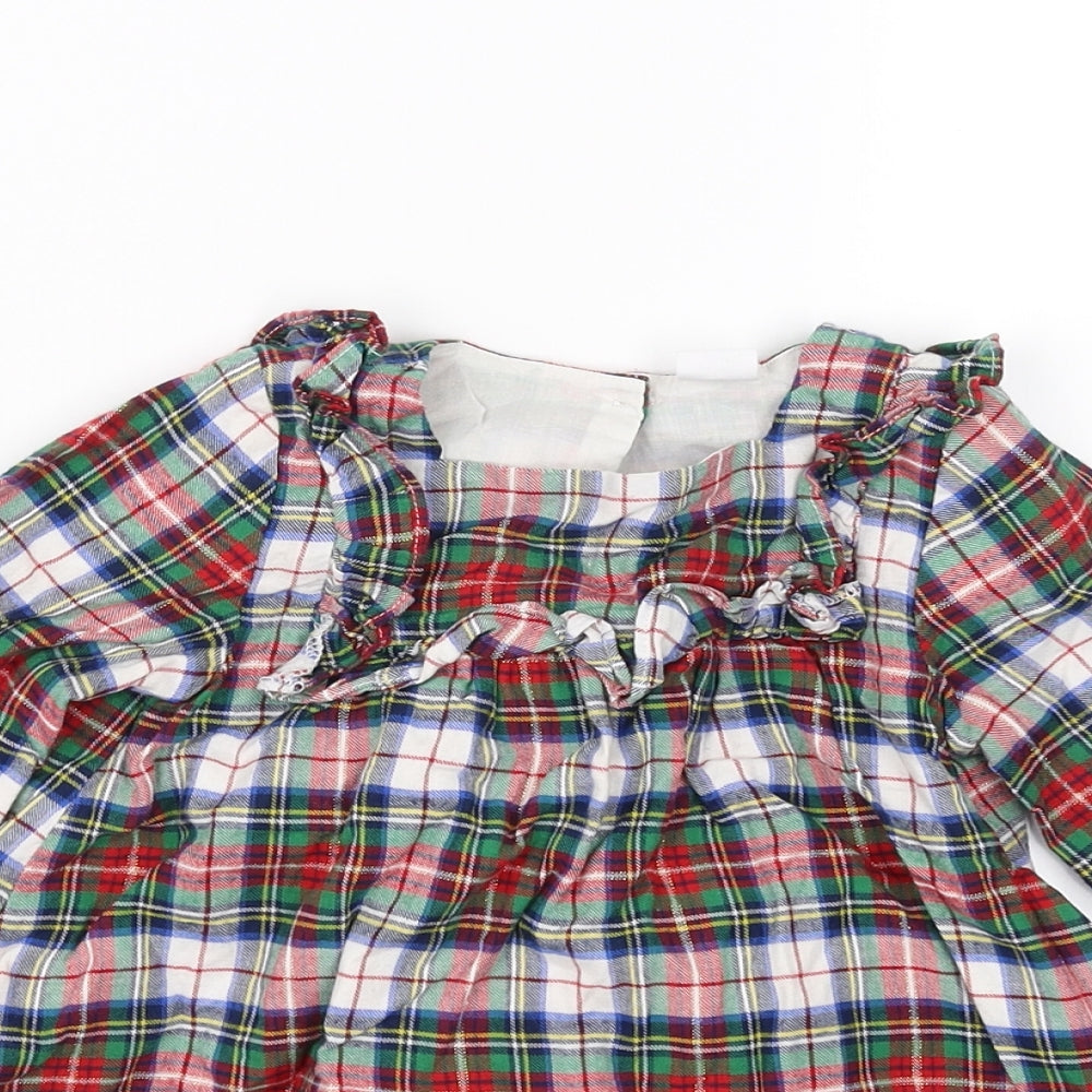 Gap Girls Multicoloured Check  Fit & Flare  Size 18-24 Months