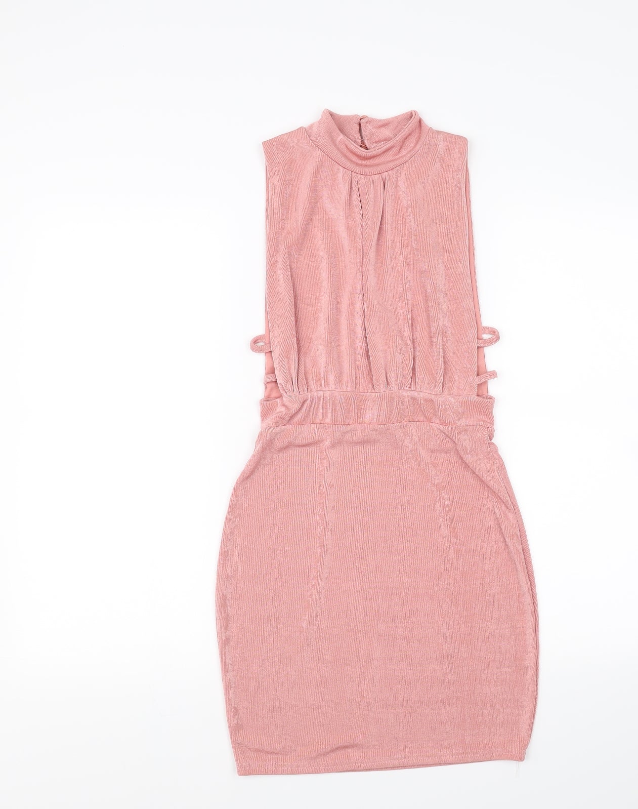 Missguided Womens Pink   Fit & Flare  Size 8