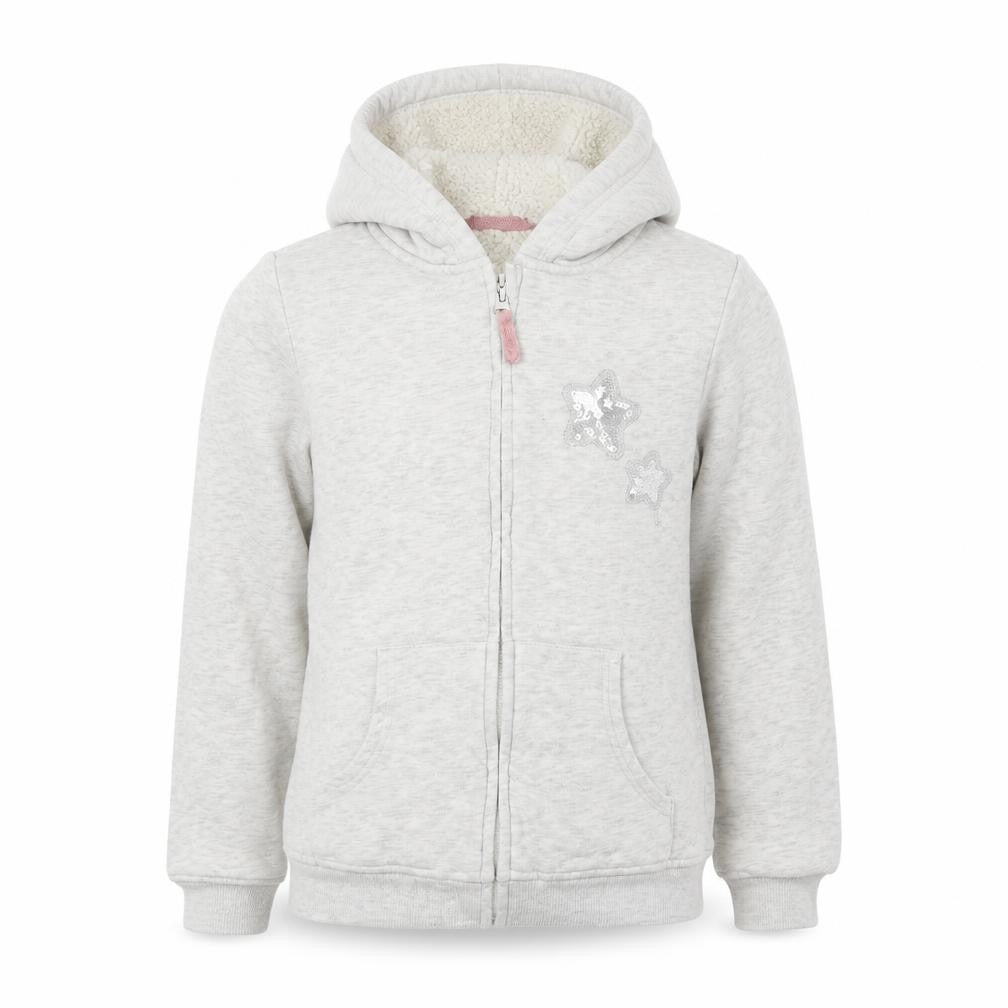 Nutmeg Girls Grey   Full Zip Hoodie Size 11 Years