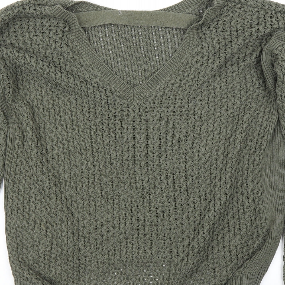 New Look Womens Green   Pullover Jumper Size 8