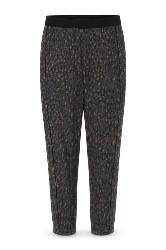 NEXT Womens Black Animal Print  Jogger Leggings Size 6 L25 in